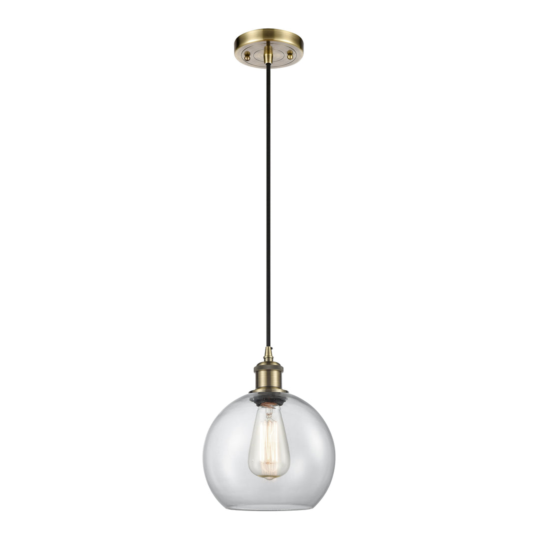 Innovations Ballston 516-1P-AB-G122-8-LED Pendant Light - Antique Brass