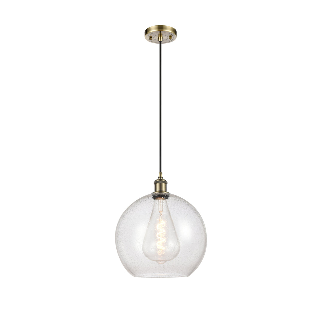 Innovations Ballston 516-1P-AB-G124-12-LED Pendant Light - Antique Brass
