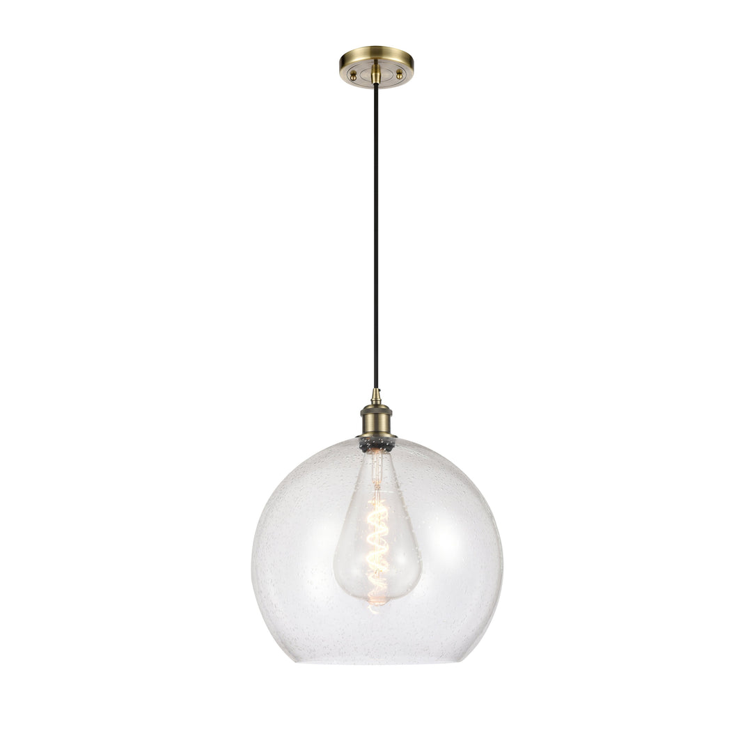 Innovations Ballston 516-1P-AB-G124-14-LED Pendant Light - Antique Brass
