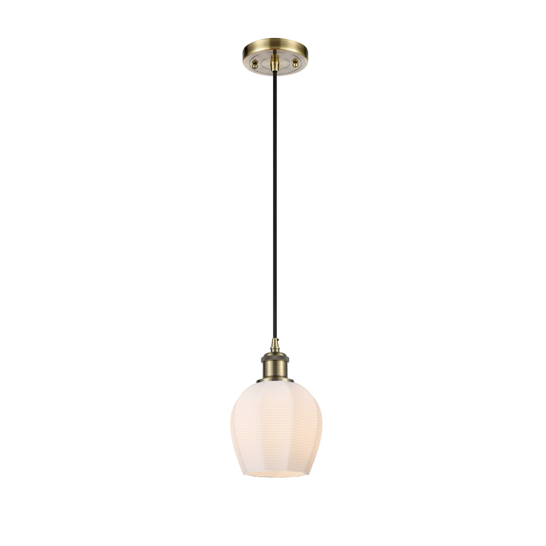 Innovations Ballston 516-1P-AB-G461-6-LED Pendant Light - Antique Brass