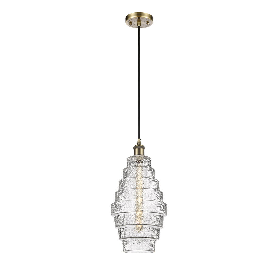 Innovations Ballston 516-1P-AB-G672-8-LED Pendant Light - Antique Brass