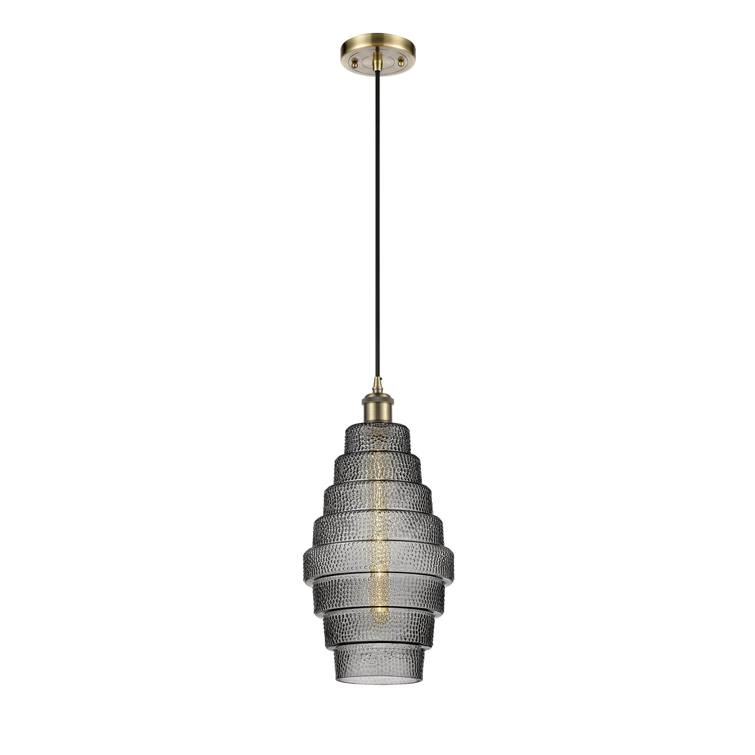 Innovations Ballston 516-1P-AB-G673-8-LED Pendant Light - Antique Brass