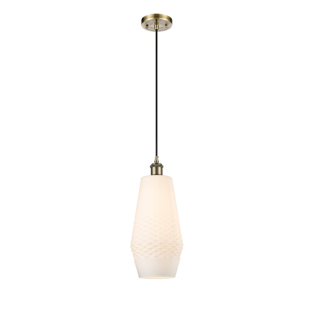 Innovations Ballston 516-1P-AB-G681-7-LED Pendant Light - Antique Brass