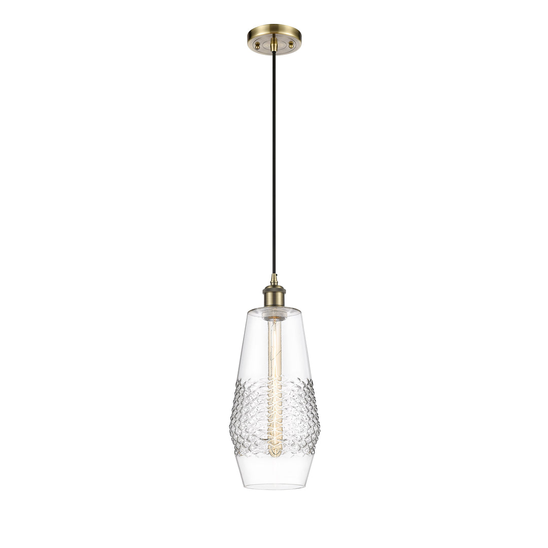 Innovations Ballston 516-1P-AB-G682-7-LED Pendant Light - Antique Brass