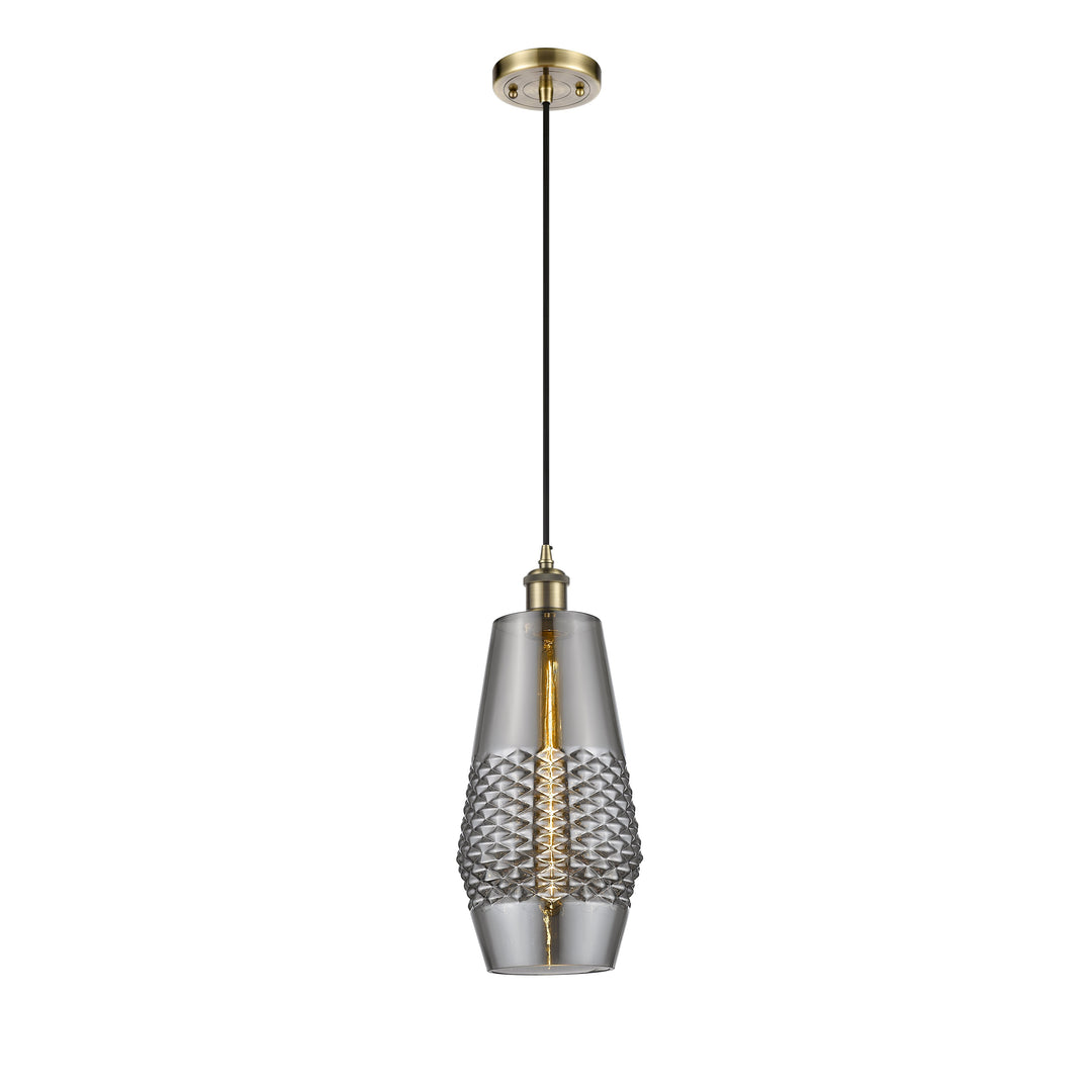 Innovations Ballston 516-1P-AB-G683-7-LED Pendant Light - Antique Brass