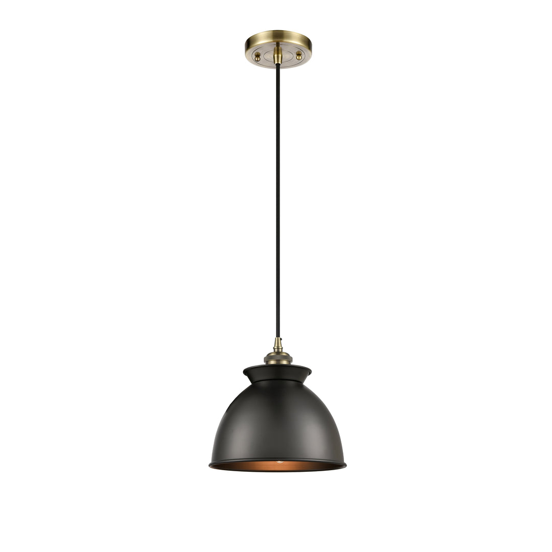 Innovations Ballston 516-1P-AB-M14-BK-LED Pendant Light - Antique Brass
