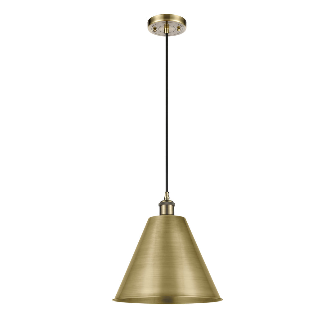 Innovations Ballston 516-1P-AB-MBC-12-AB Pendant Light - Antique Brass