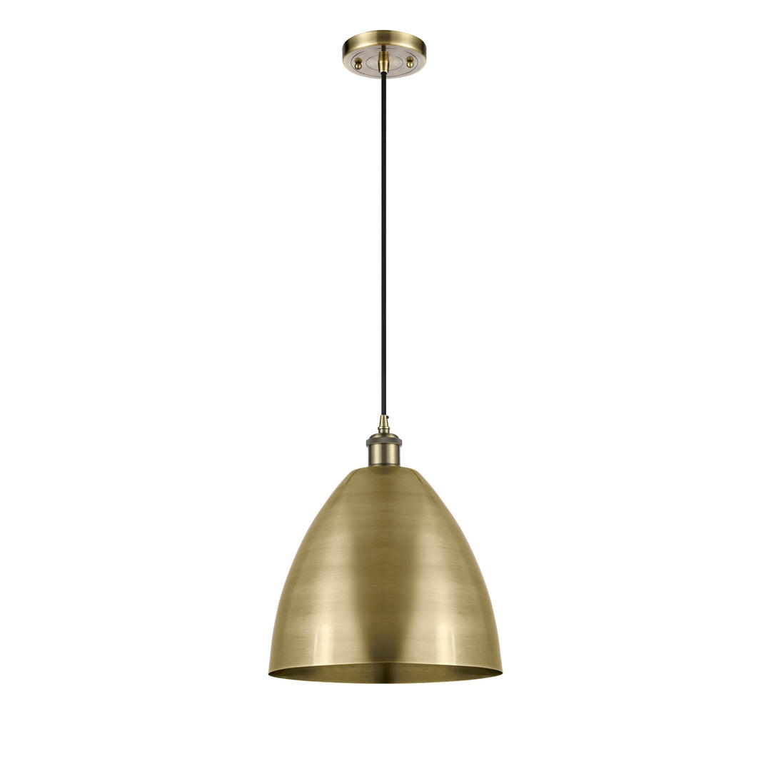Innovations Ballston 516-1P-AB-MBD-12-AB Pendant Light - Antique Brass