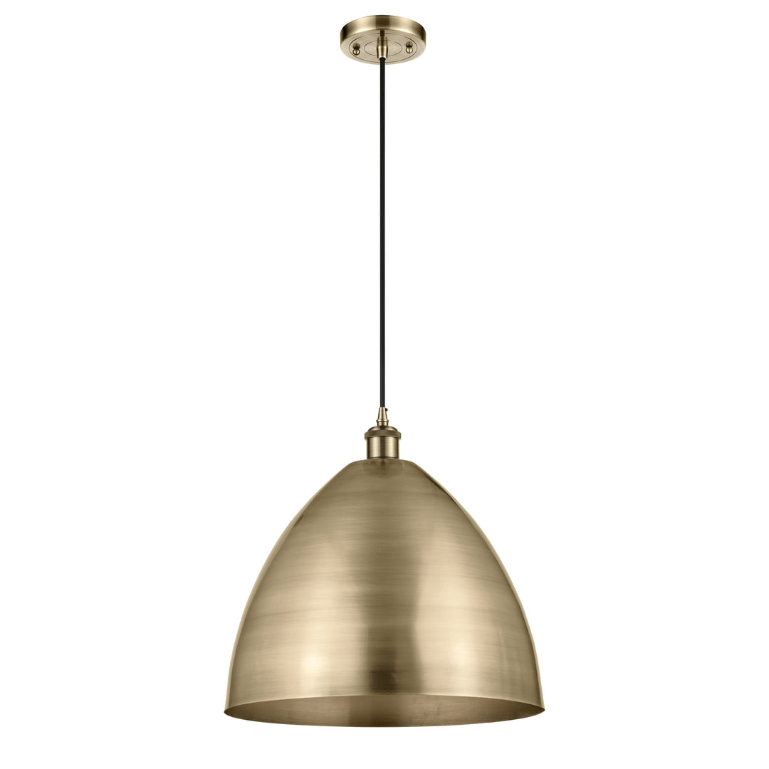 Innovations Ballston 516-1P-AB-MBD-16-AB-LED Pendant Light - Antique Brass