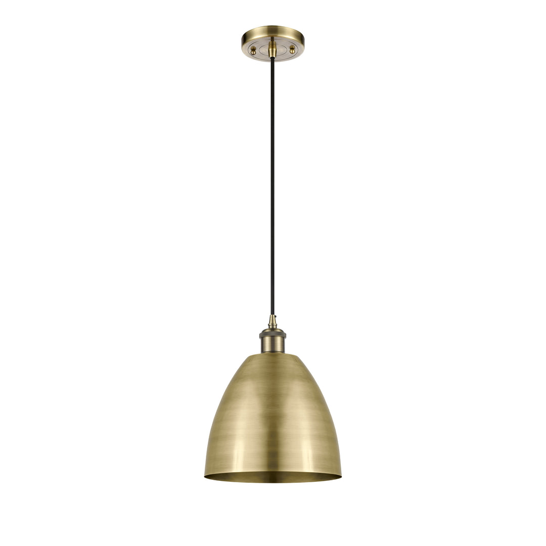 Innovations Ballston 516-1P-AB-MBD-9-AB Pendant Light - Antique Brass