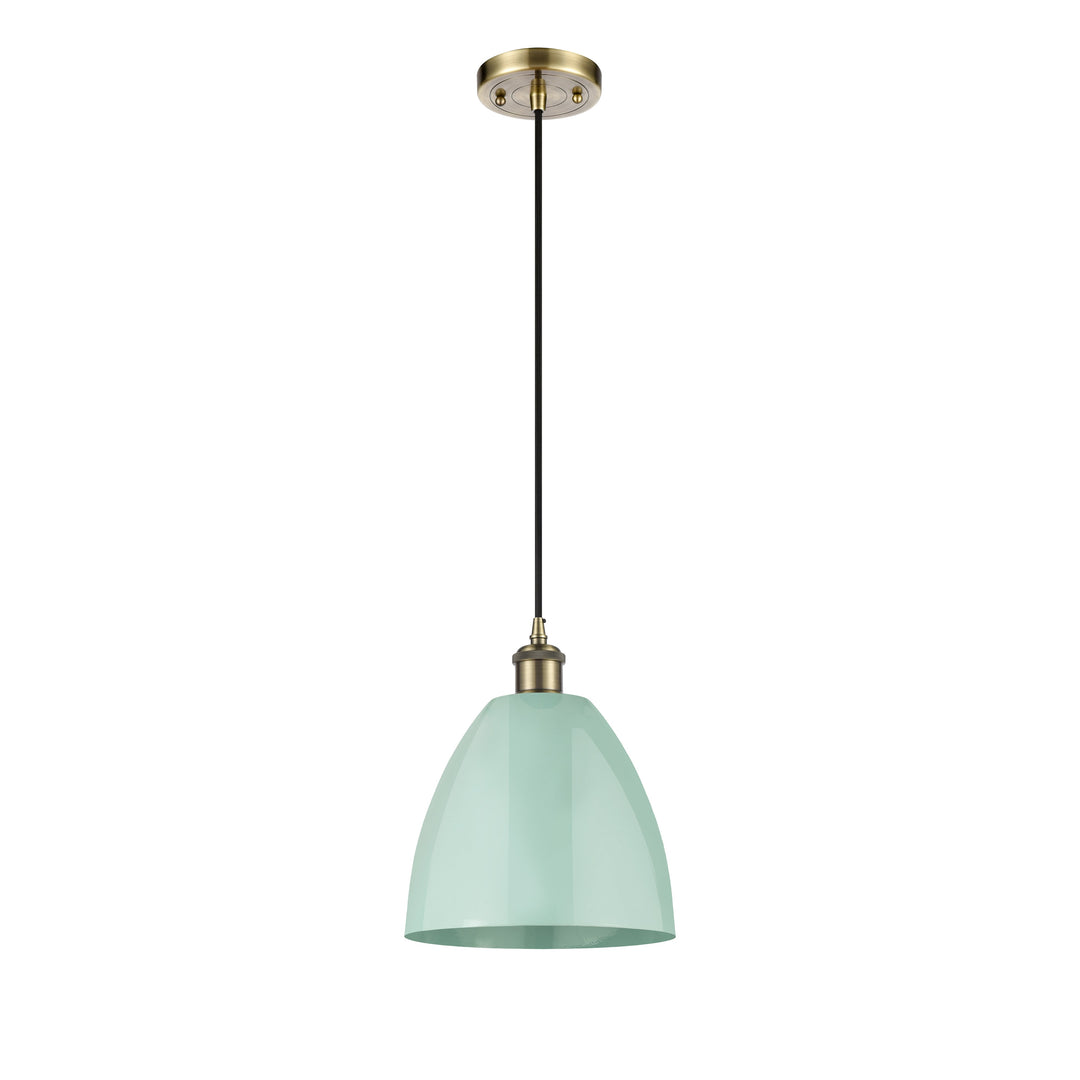 Innovations Ballston 516-1P-AB-MBD-9-SF-LED Pendant Light - Antique Brass