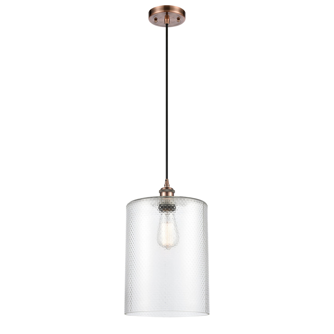Innovations Ballston 516-1P-AC-G112-L Pendant Light - Antique Copper