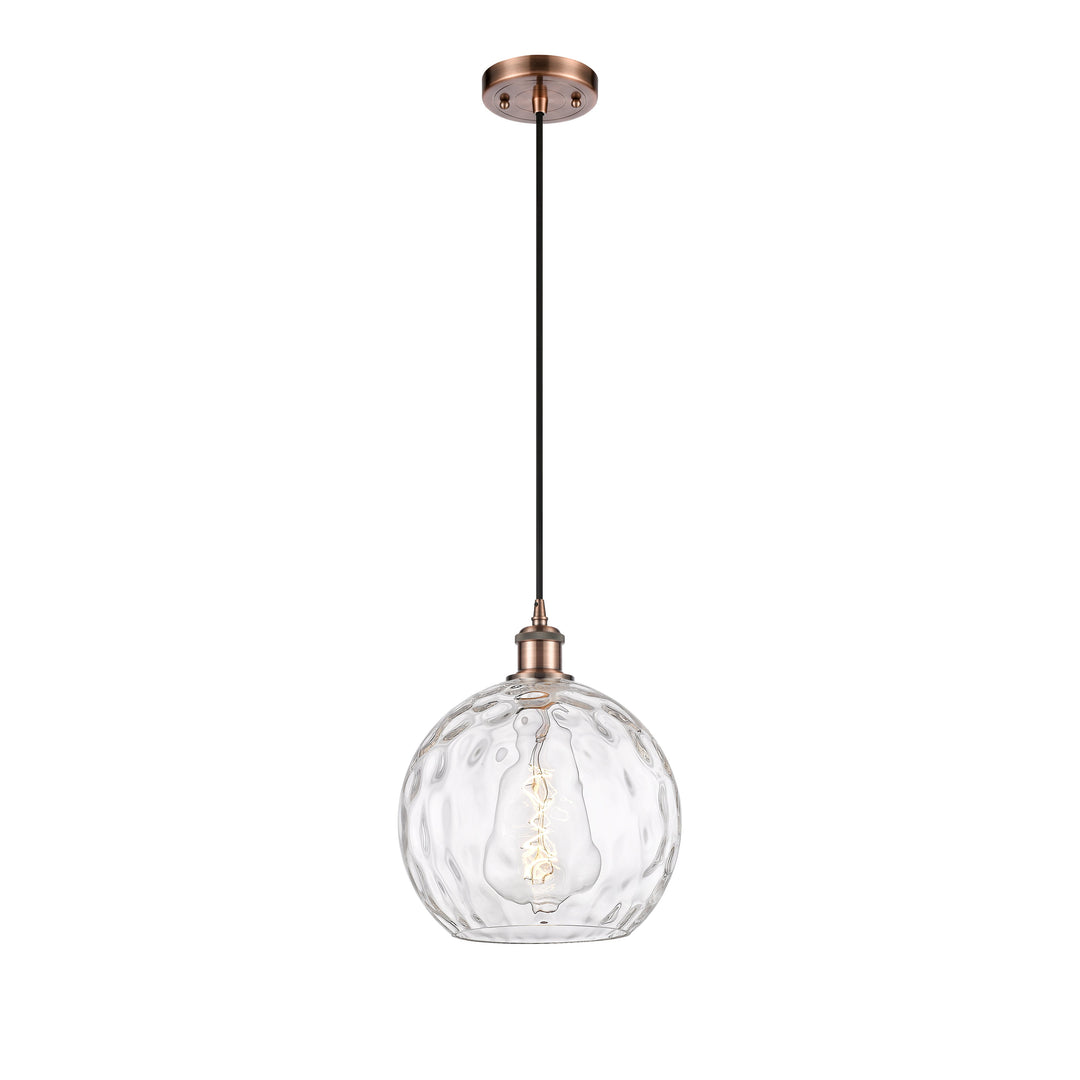 Innovations Ballston 516-1P-AC-G1215-10-LED Pendant Light - Antique Copper