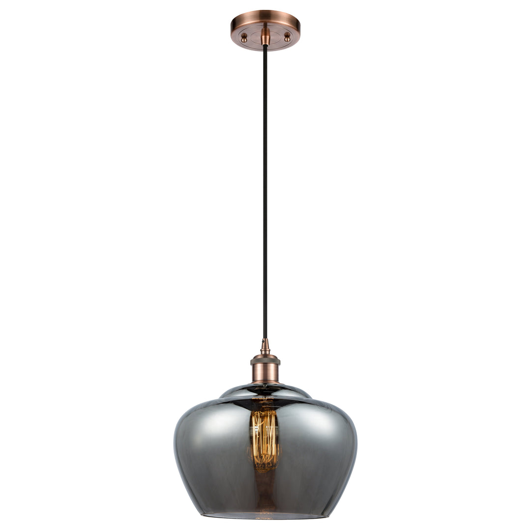 Innovations Ballston 516-1P-AC-G93-L Pendant Light - Antique Copper