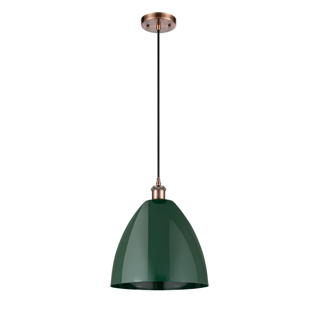 Innovations Ballston 516-1P-AC-MBD-12-GR-LED Pendant Light - Antique Copper