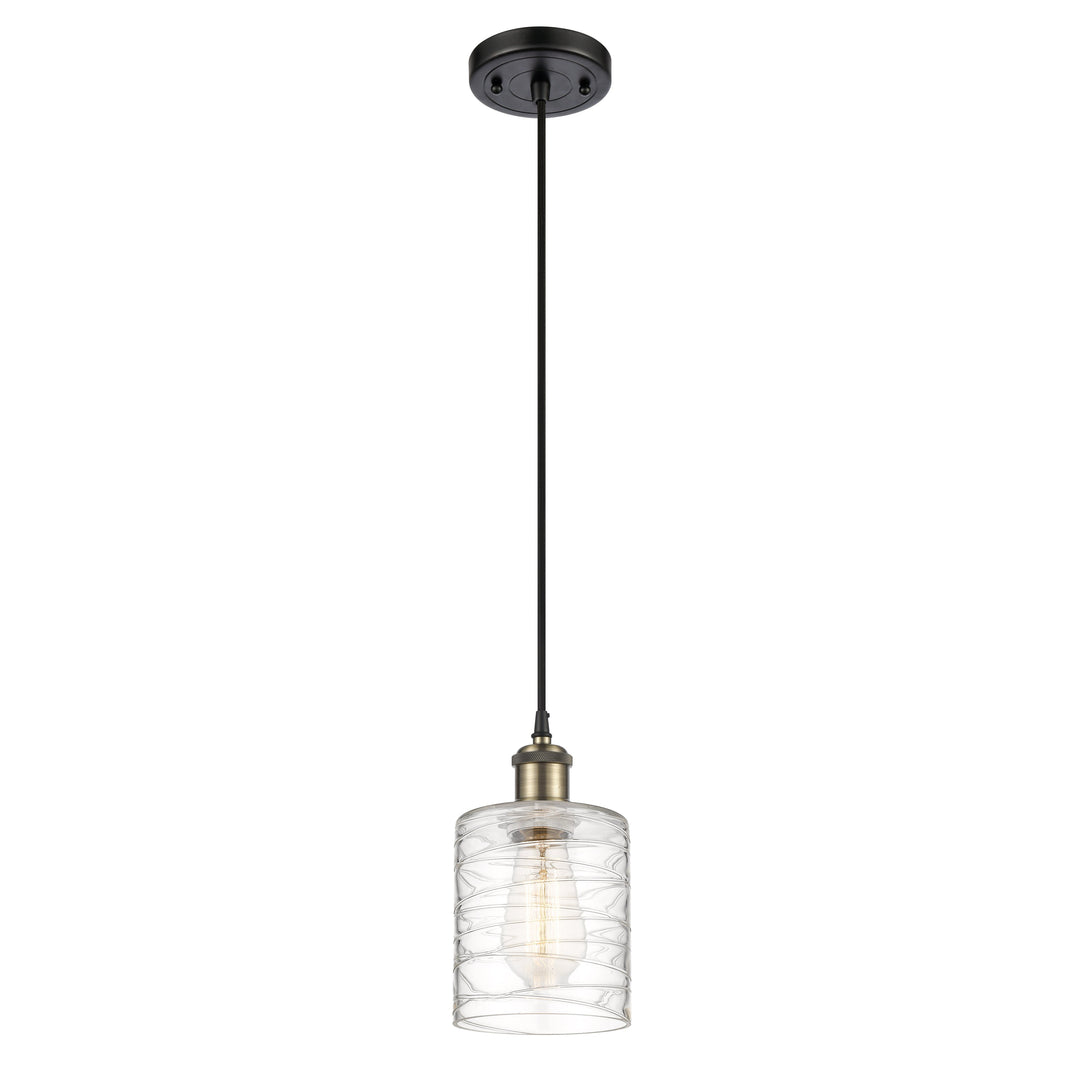 Innovations Ballston 516-1P-BAB-G1113 Pendant Light - Black Antique Brass
