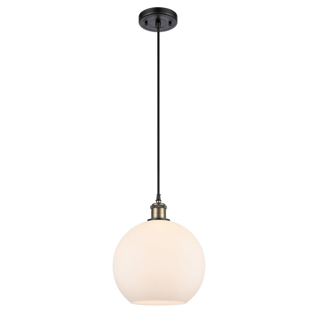 Innovations Ballston 516-1P-BAB-G121-10-LED Pendant Light - Black Antique Brass