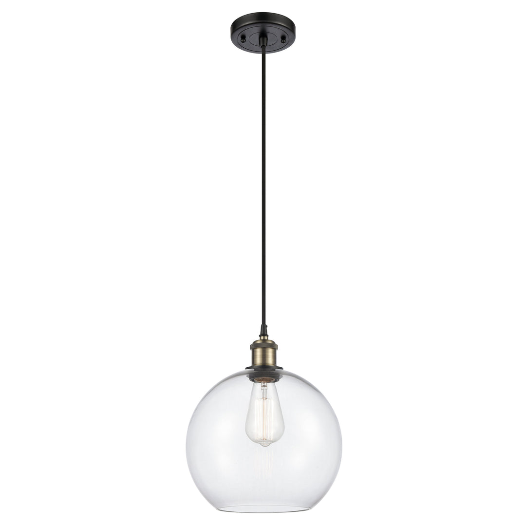 Innovations Ballston 516-1P-BAB-G122-10 Pendant Light - Black Antique Brass