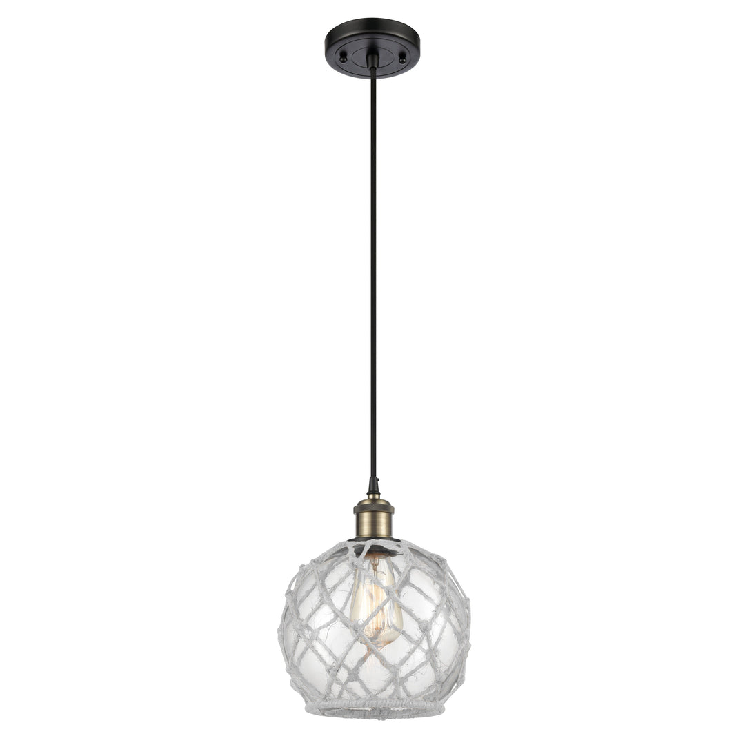 Innovations Ballston 516-1P-BAB-G122-8RW-LED Pendant Light - Black Antique Brass