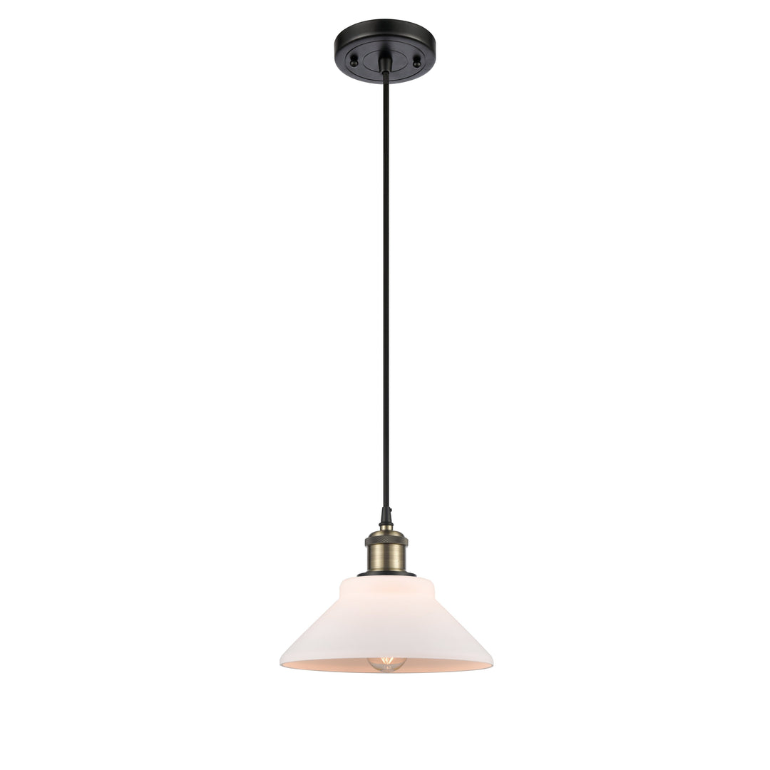 Innovations Ballston 516-1P-BAB-G131 Pendant Light - Black Antique Brass