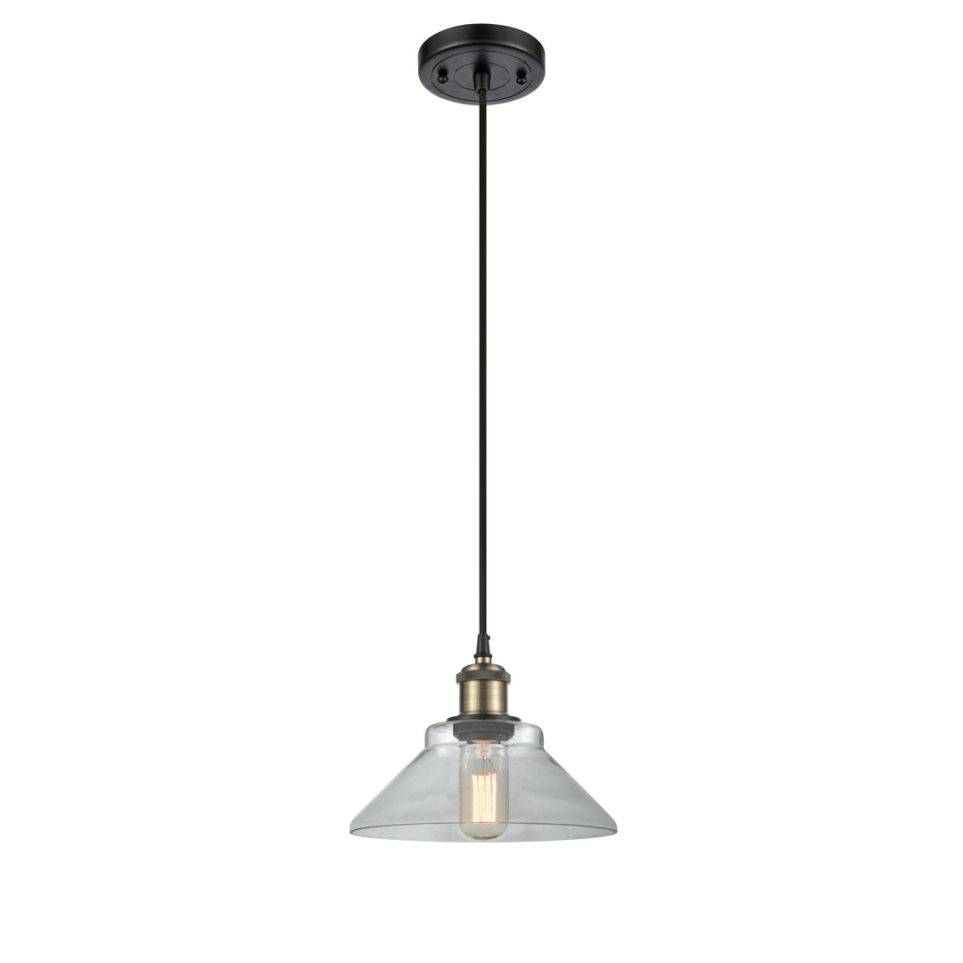 Innovations Ballston 516-1P-BAB-G132 Pendant Light - Black Antique Brass