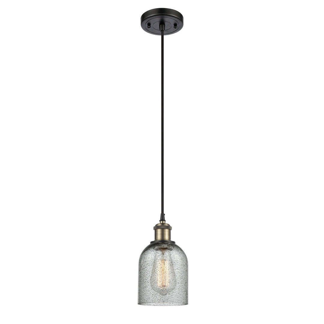 Innovations Ballston 516-1P-BAB-G257 Pendant Light - Black Antique Brass