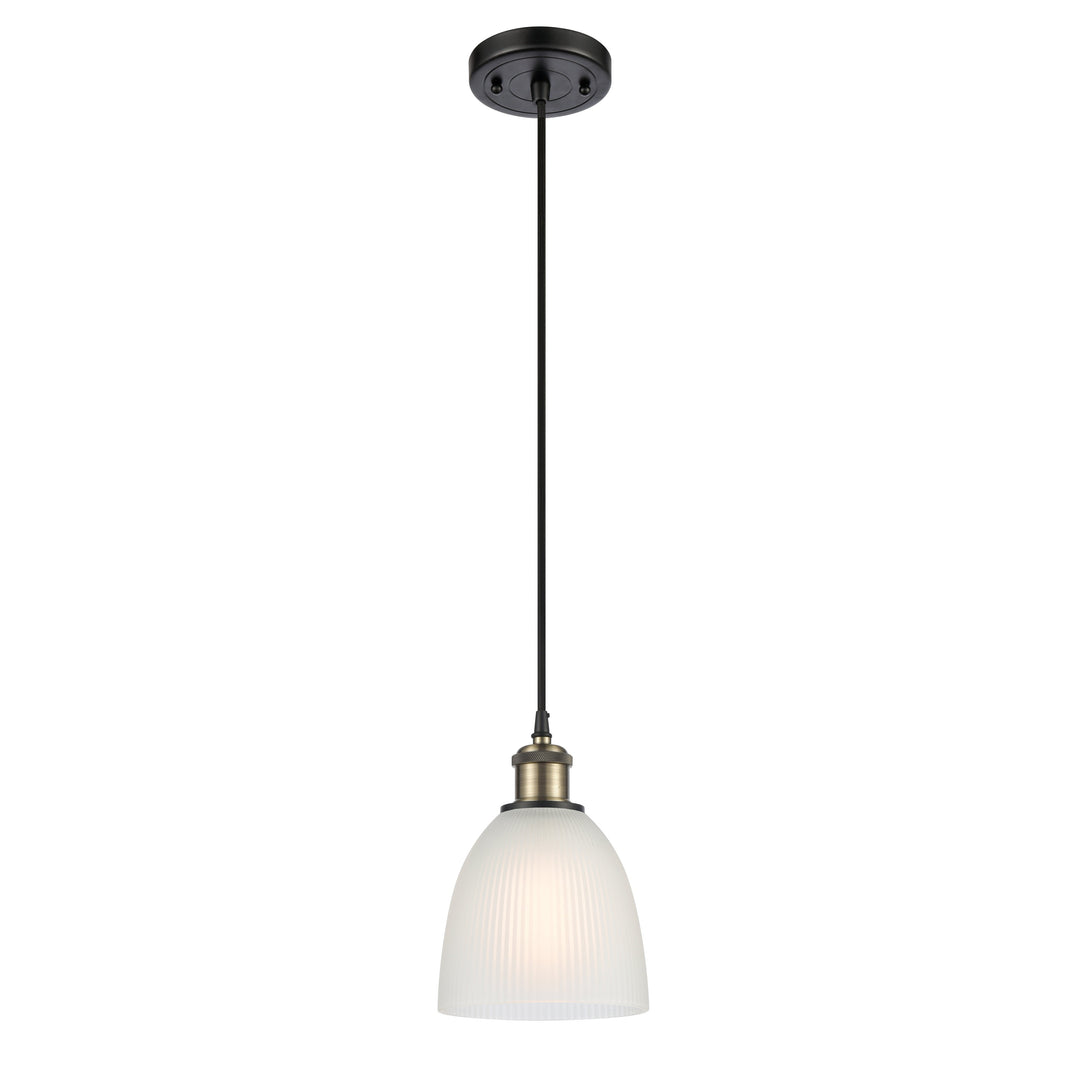 Innovations Ballston 516-1P-BAB-G381-LED Pendant Light - Black Antique Brass