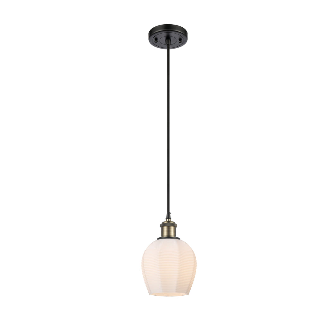 Innovations Ballston 516-1P-BAB-G461-6 Pendant Light - Black Antique Brass