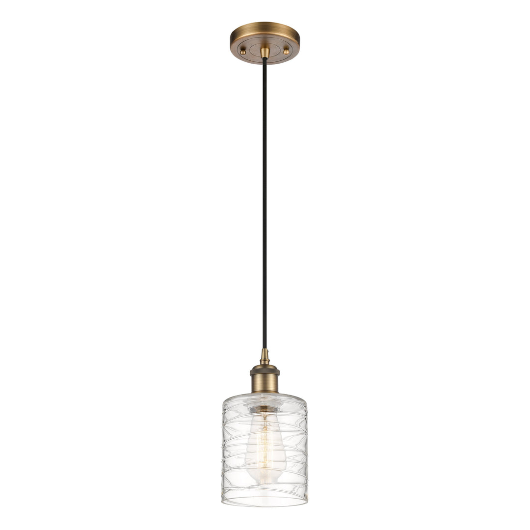 Innovations Ballston 516-1P-BB-G1113 Pendant Light - Brushed Brass