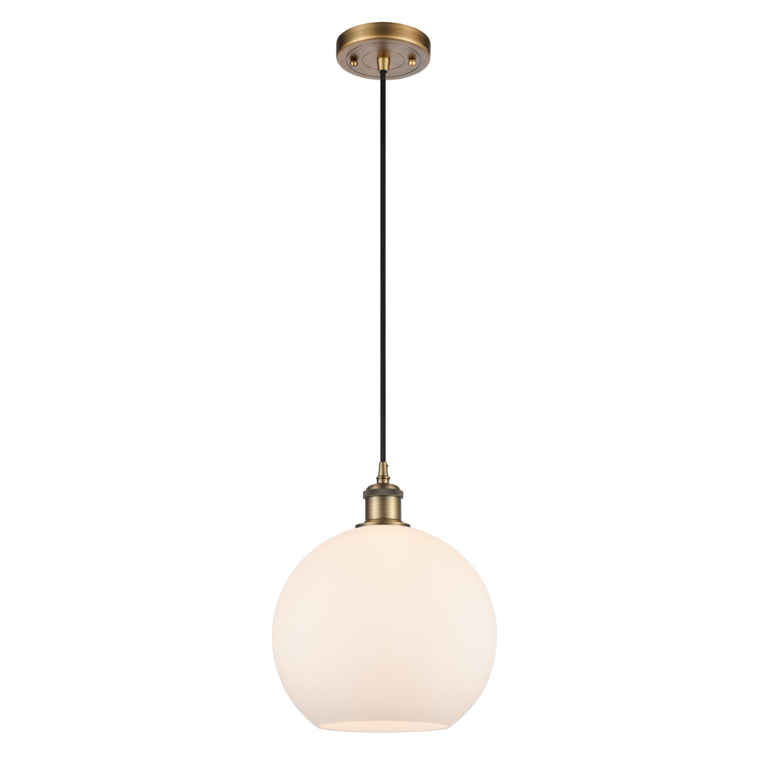 Innovations Ballston 516-1P-BB-G121-10-LED Pendant Light - Brushed Brass