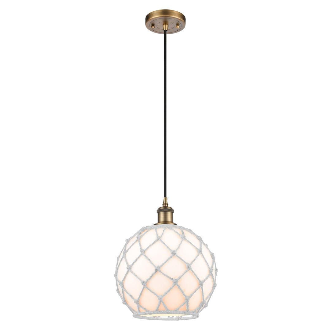 Innovations Ballston 516-1P-BB-G121-10RW-LED Pendant Light - Brushed Brass