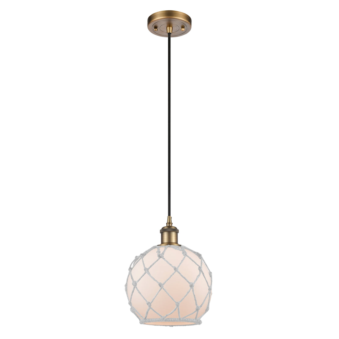 Innovations Ballston 516-1P-BB-G121-8RW-LED Pendant Light - Brushed Brass