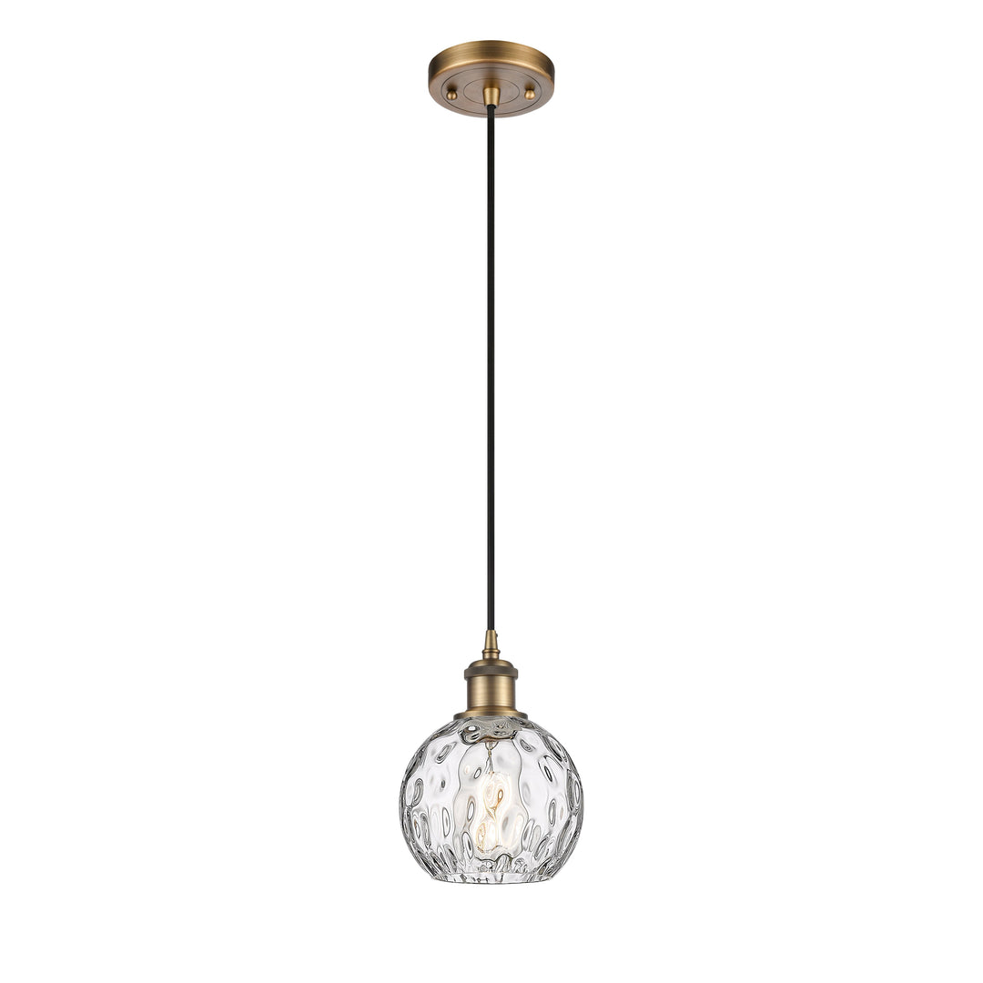 Innovations Ballston 516-1P-BB-G1215-6-LED Pendant Light - Brushed Brass
