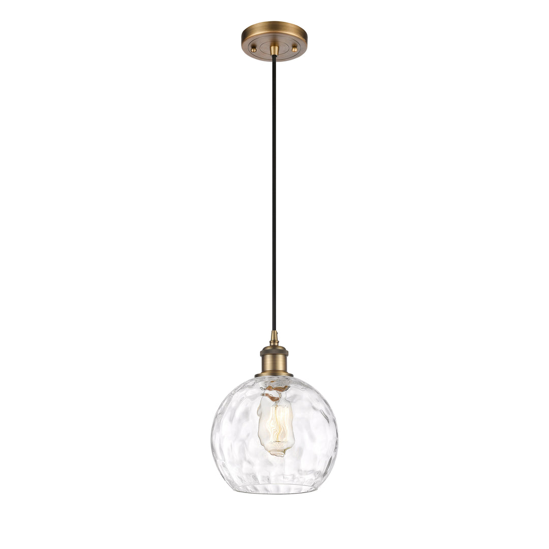 Innovations Ballston 516-1P-BB-G1215-8-LED Pendant Light - Brushed Brass