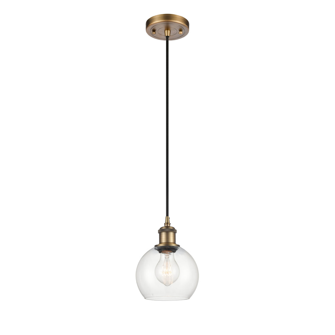 Innovations Ballston 516-1P-BB-G122-6-LED Pendant Light - Brushed Brass