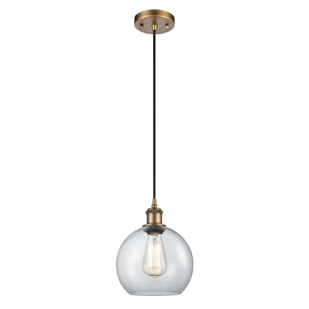 Innovations Ballston 516-1P-BB-G122-8 Pendant Light - Brushed Brass