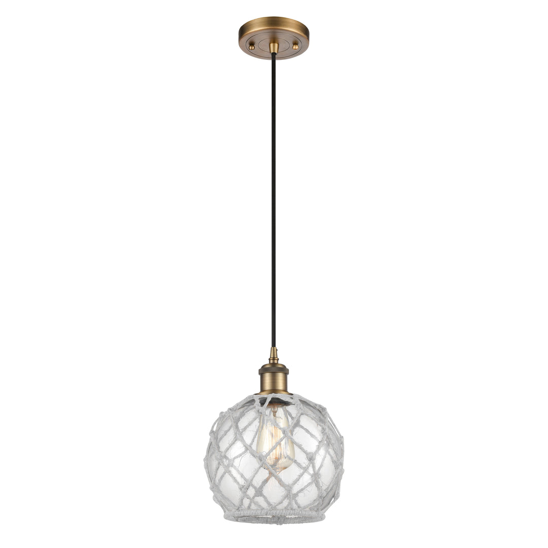 Innovations Ballston 516-1P-BB-G122-8RW Pendant Light - Brushed Brass
