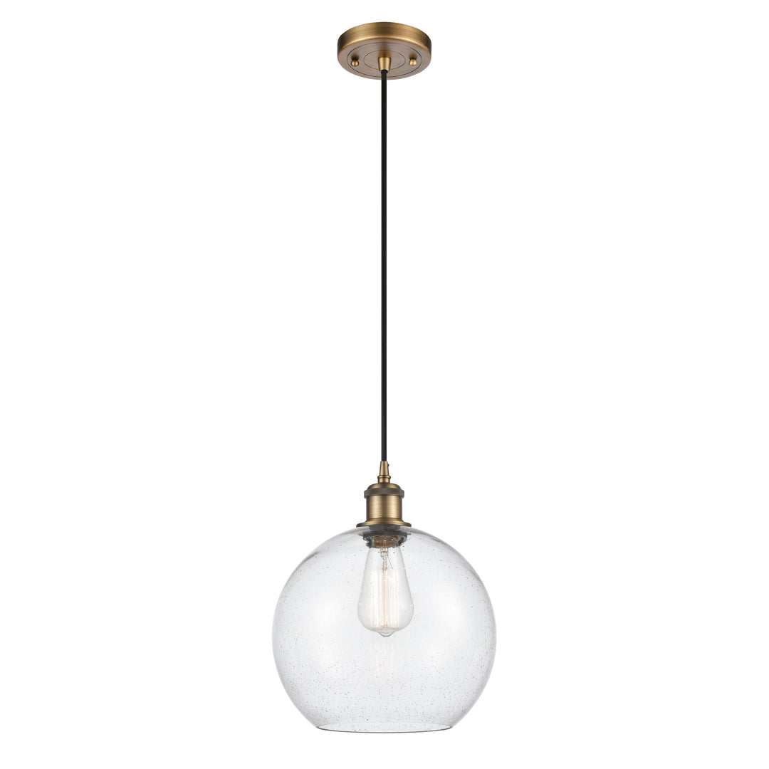Innovations Ballston 516-1P-BB-G124-10 Pendant Light - Brushed Brass