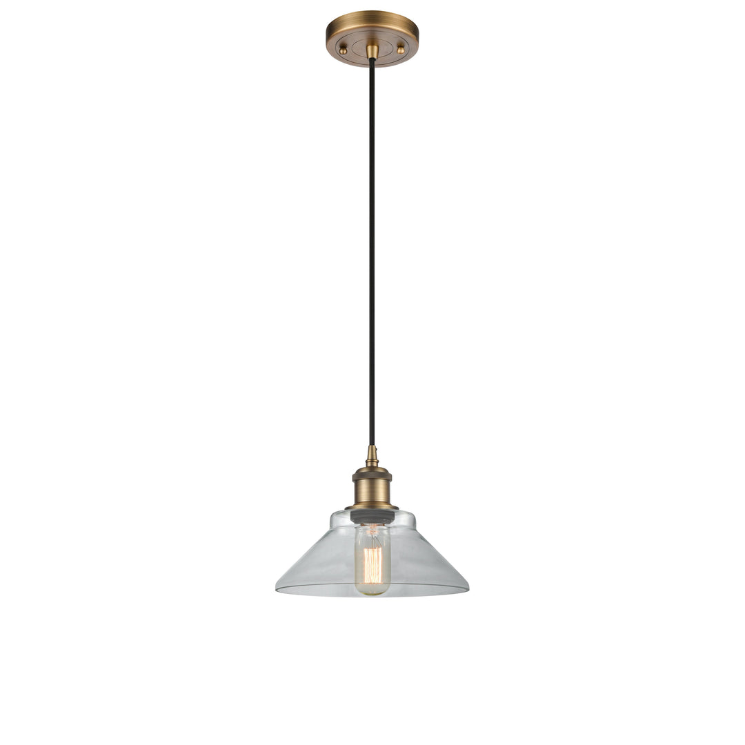 Innovations Ballston 516-1P-BB-G132-LED Pendant Light - Brushed Brass