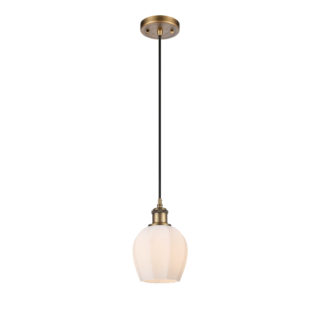 Innovations Ballston 516-1P-BB-G461-6-LED Pendant Light - Brushed Brass