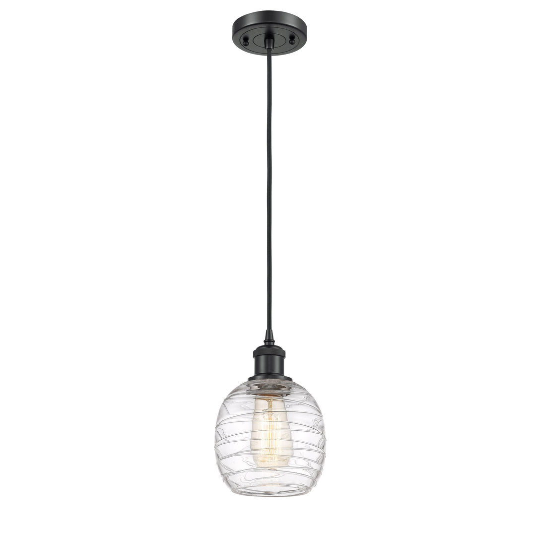 Innovations Ballston 516-1P-BK-G1013-LED Pendant Light - Matte Black