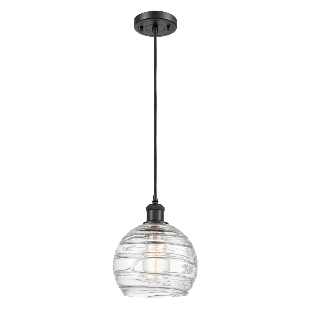 Innovations Ballston 516-1P-BK-G1213-8-LED Pendant Light - Matte Black