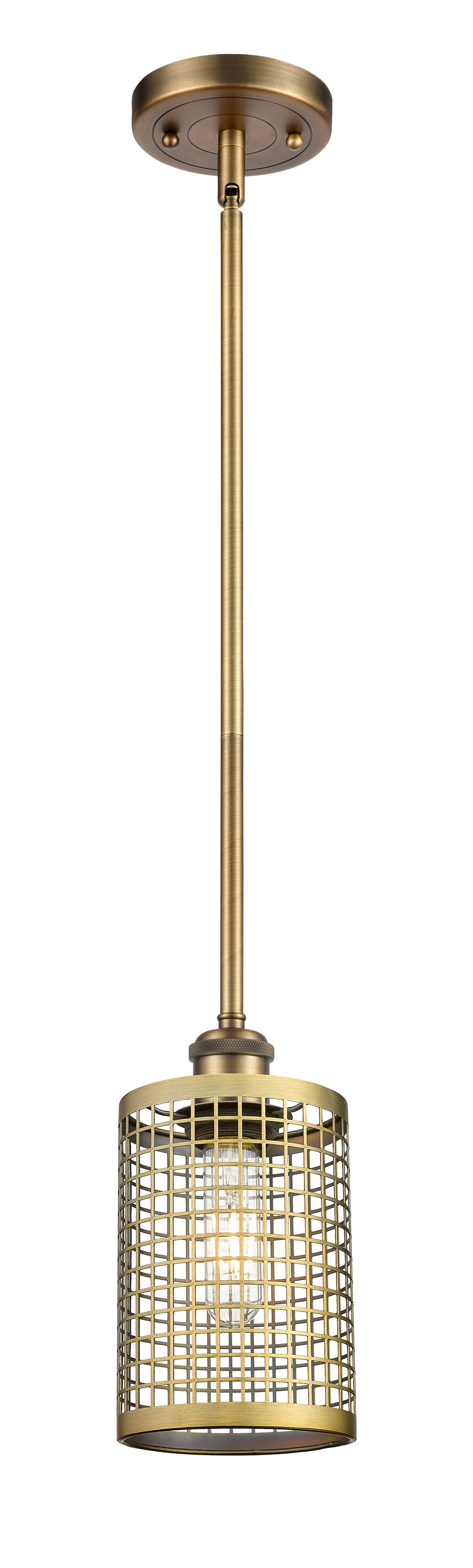 Innovations Downtown Urban 516-1S-BB-M18-BB Pendant Light - Brushed Brass