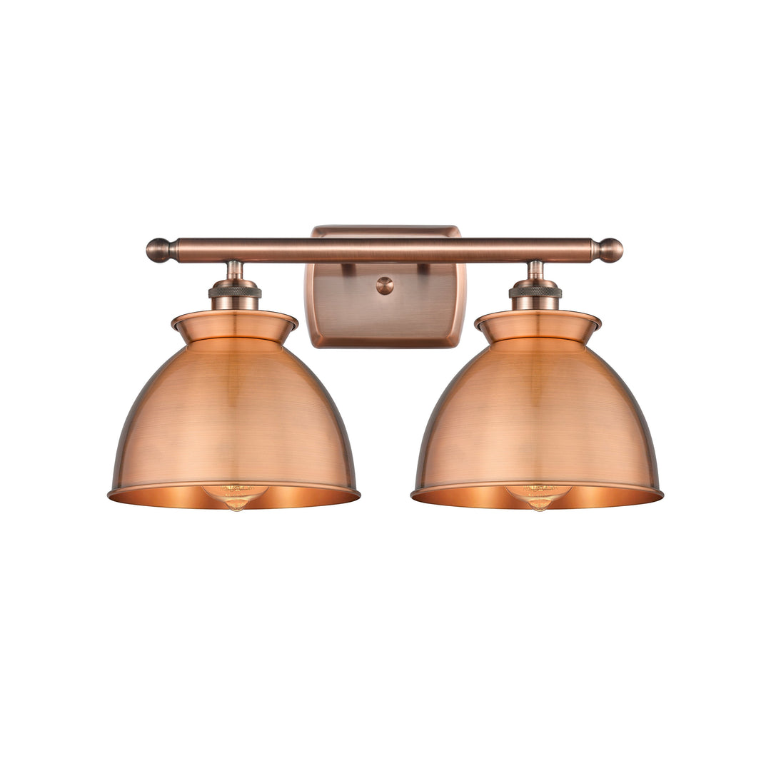 Innovations Ballston 516-2W-AC-M14-AC Bath Vanity Light 18 in. wide - Antique Copper
