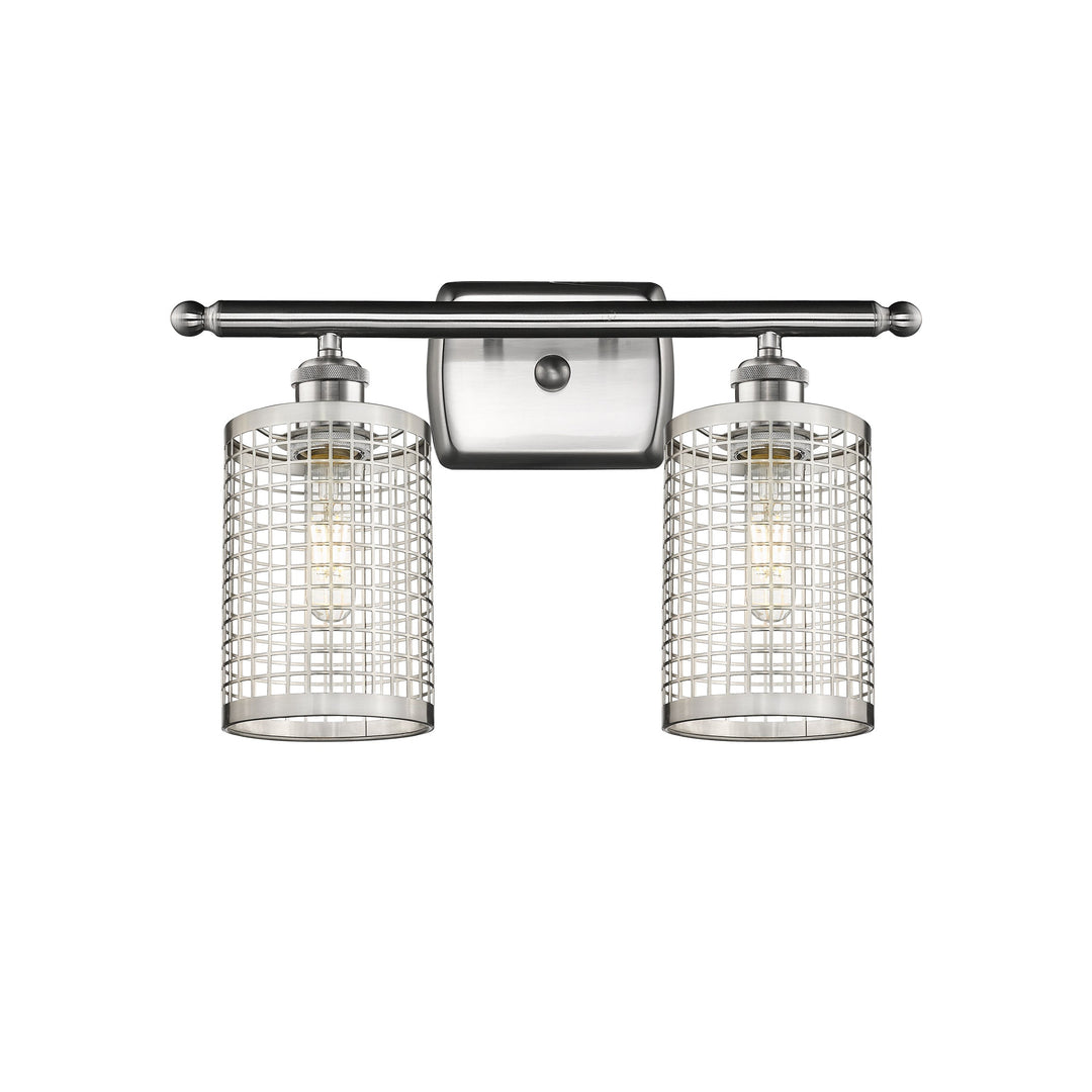 Innovations Downtown Urban 516-2W-SN-M18-SN Bath Vanity Light 16 in. wide - Satin Nickel