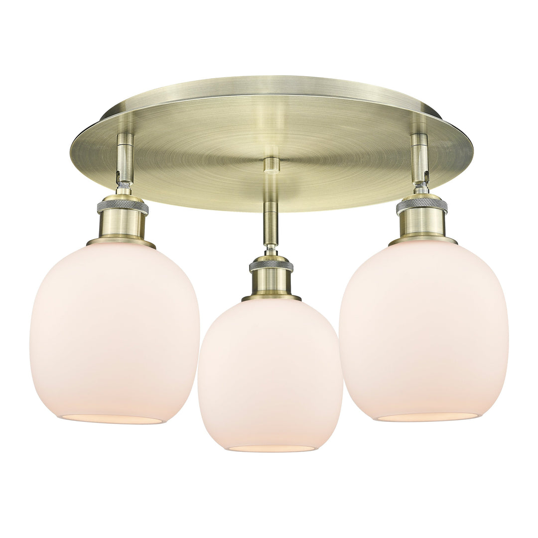 Innovations Downtown Urban 516-3C-AB-G101 Ceiling Light - Antique Brass