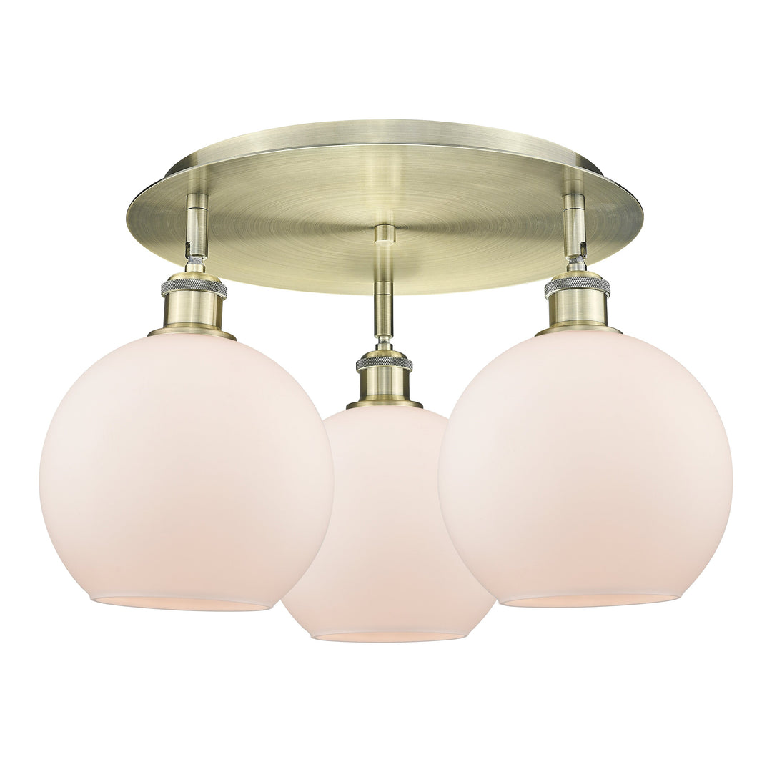 Innovations Downtown Urban 516-3C-AB-G121-8 Ceiling Light - Antique Brass