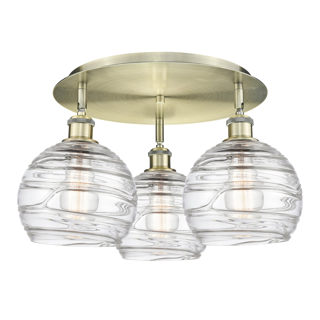 Innovations Downtown Urban 516-3C-AB-G1213-8 Ceiling Light - Antique Brass