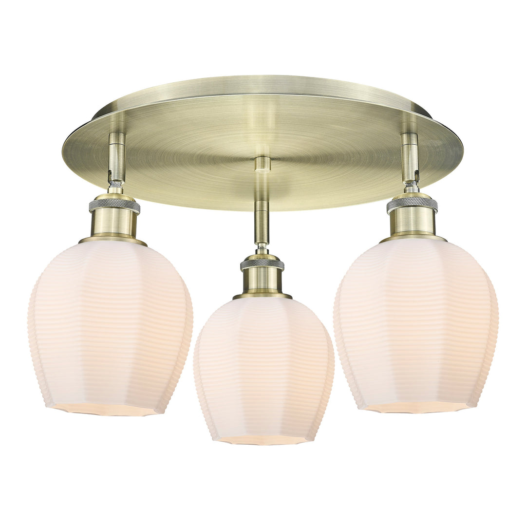 Innovations Downtown Urban 516-3C-AB-G461-6 Ceiling Light - Antique Brass