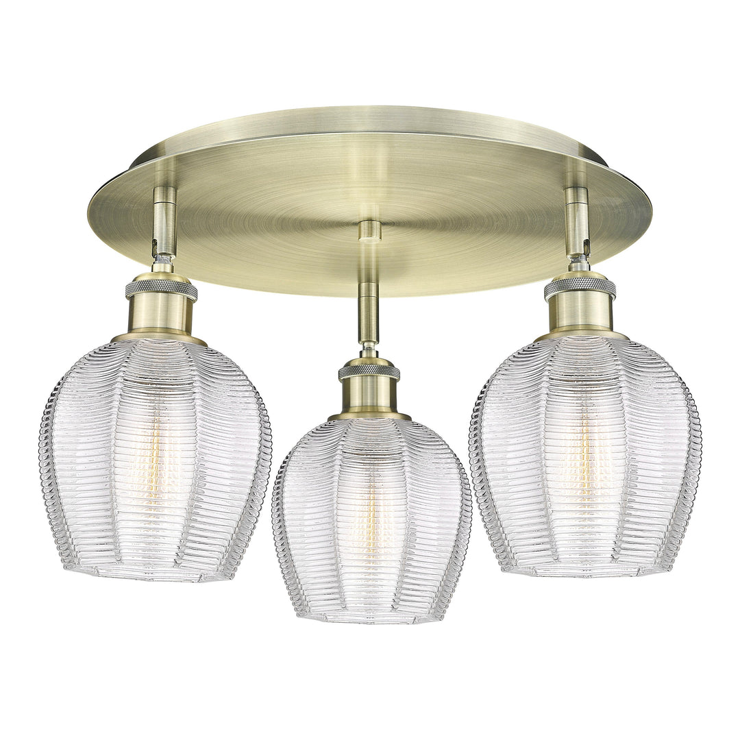 Innovations Downtown Urban 516-3C-AB-G462-6 Ceiling Light - Antique Brass